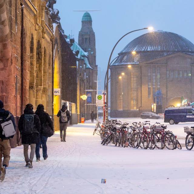 Winterwetter in Hamburg