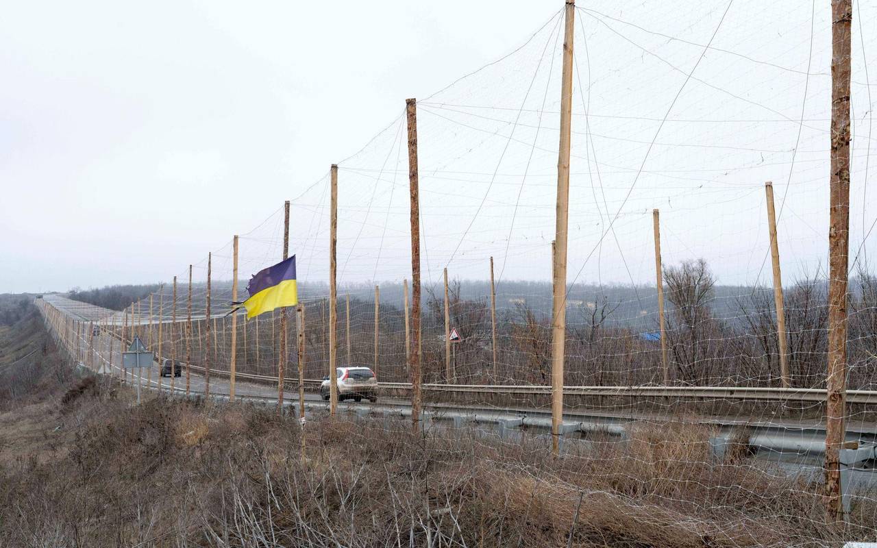 Ukrainekrieg - Anti-Drohnen-Netze