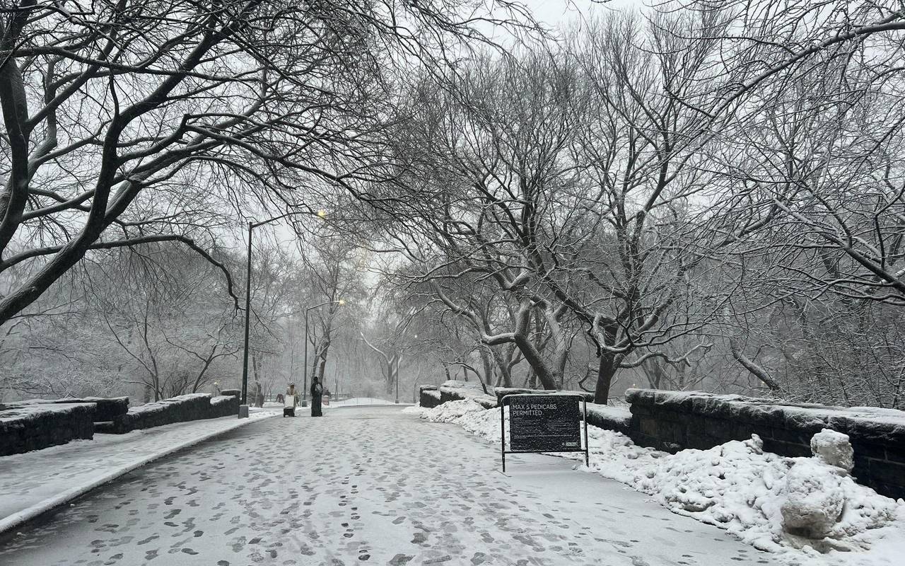 Winterwetter in New York