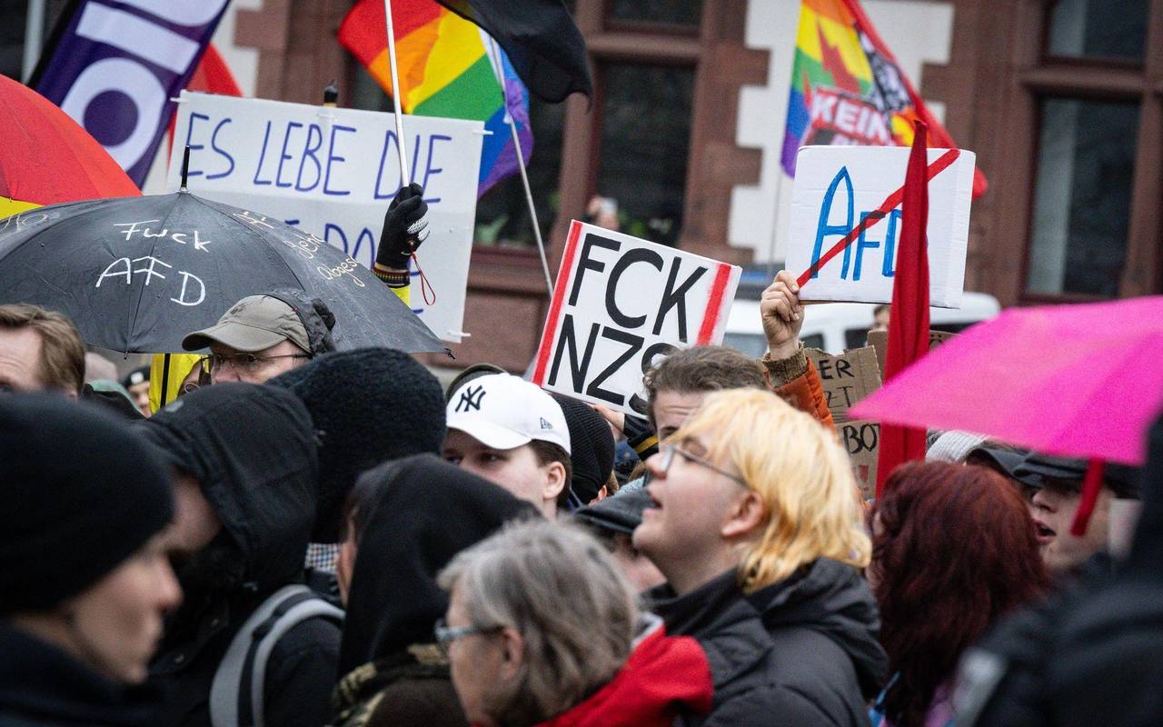 Protest gegen AfD-Treffen im Rathaus von Dortmund