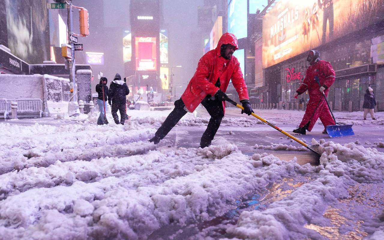Winterwetter in New York