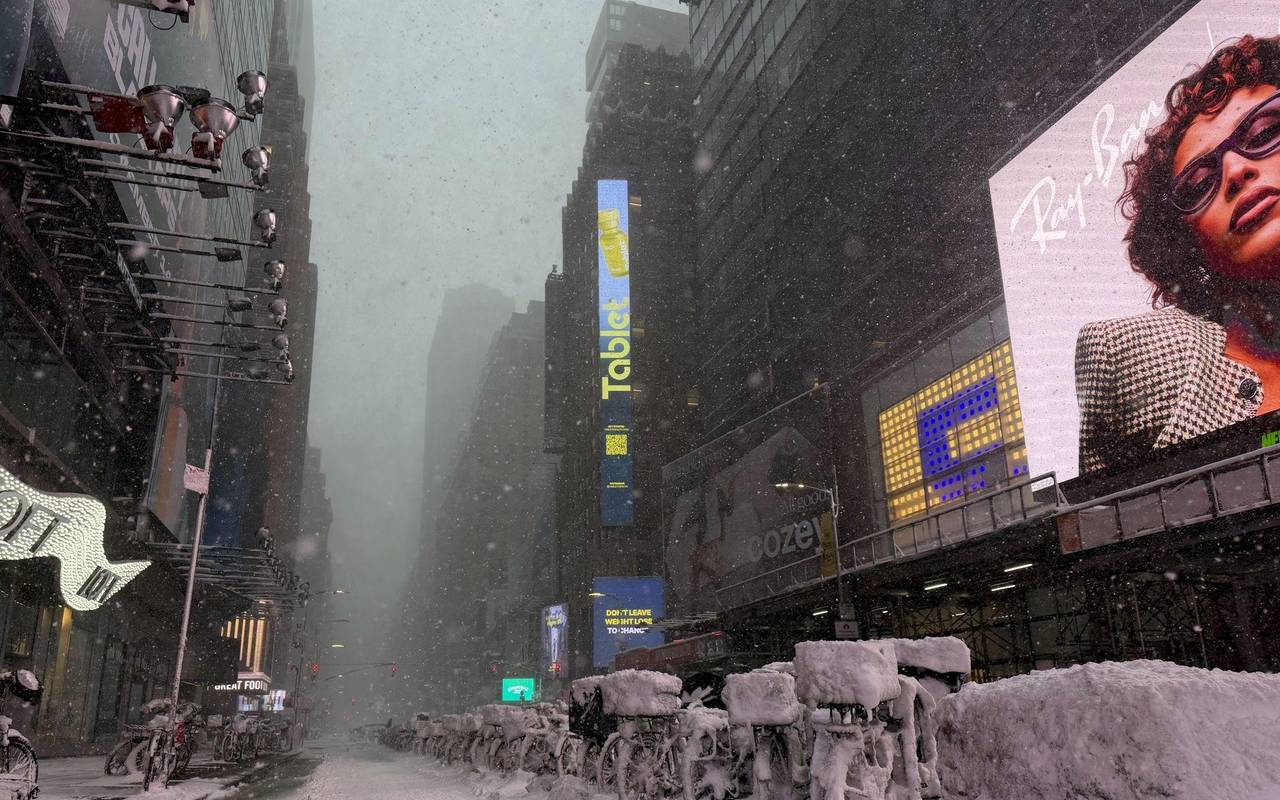 Winterwetter in New York