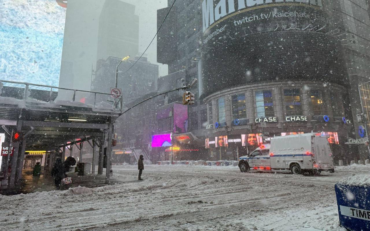 Winterwetter in New York