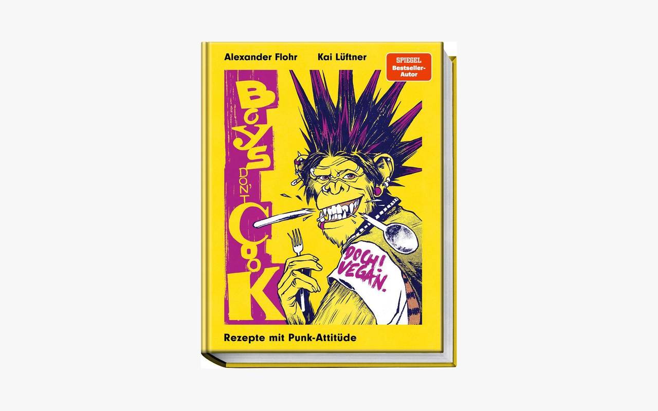 Buchcover «Boys dont't cook. Doch! Vegan»