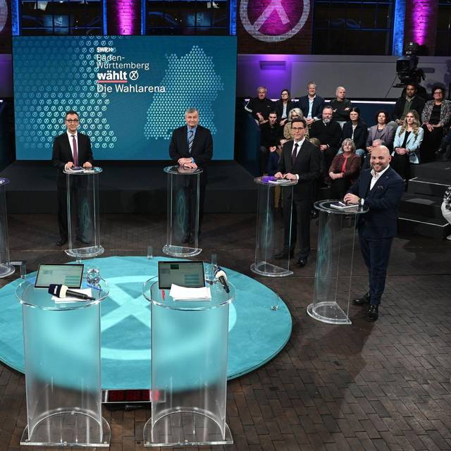 Vor der Landtagswahl: «Die Wahlarena» mit Spitzenkandidaten