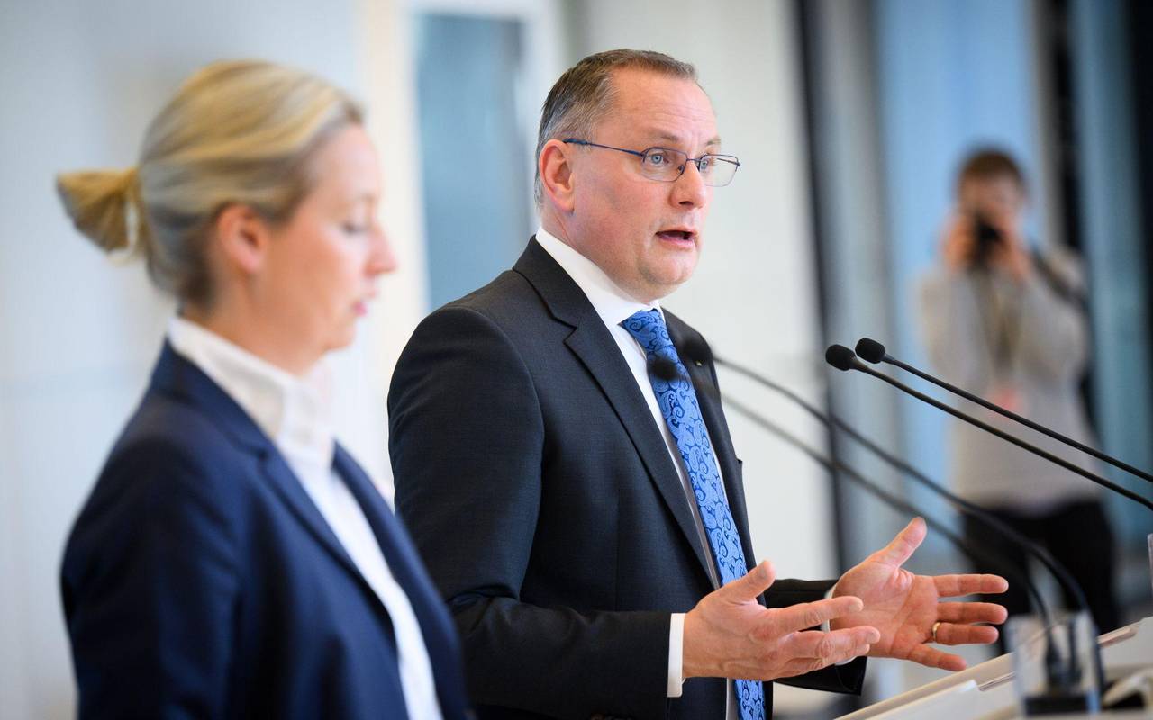 AfD-Chefs Alice Weidel und Tino Chrupalla.