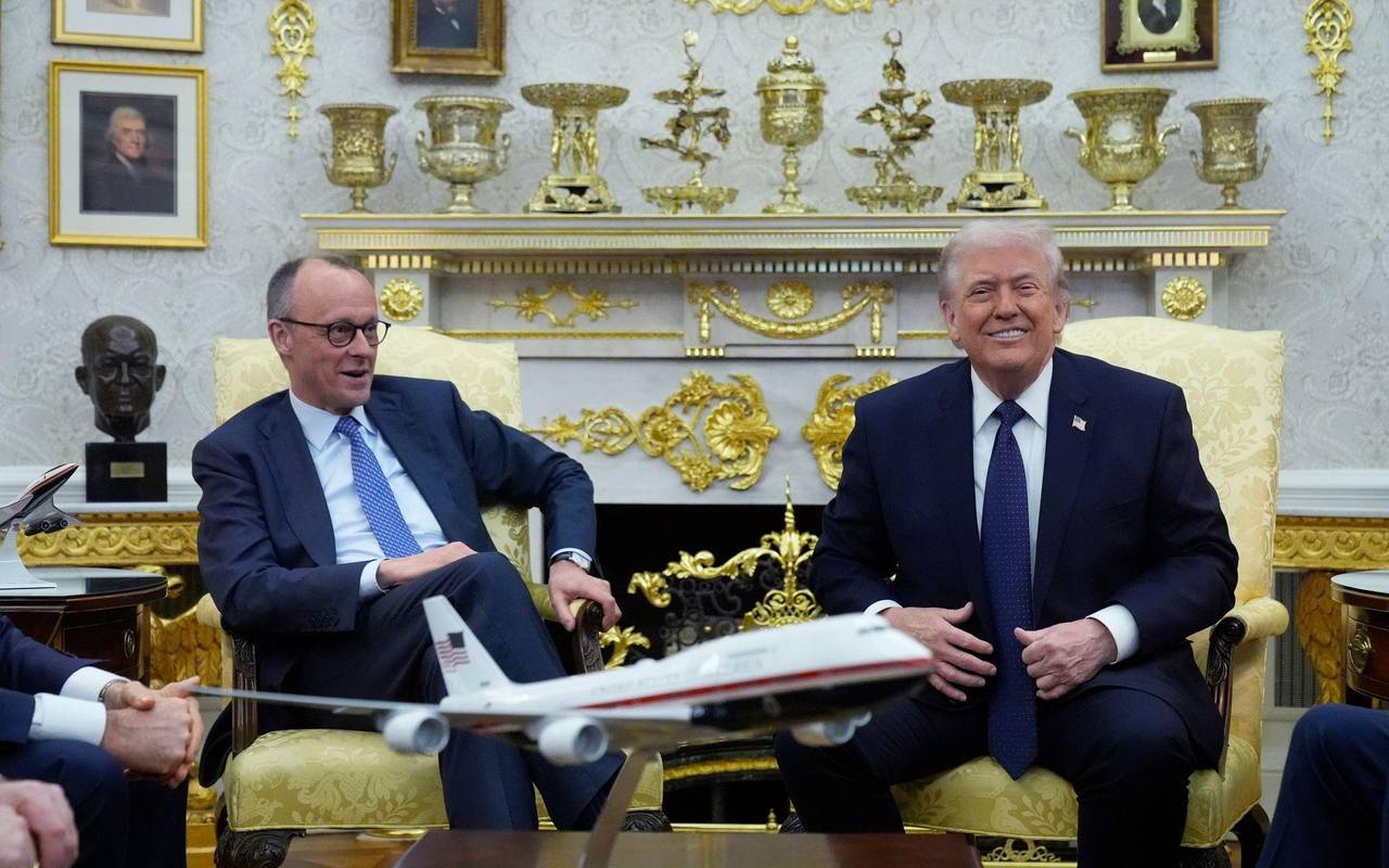 US-Präsident Trump empfängt Bundeskanzler Merz