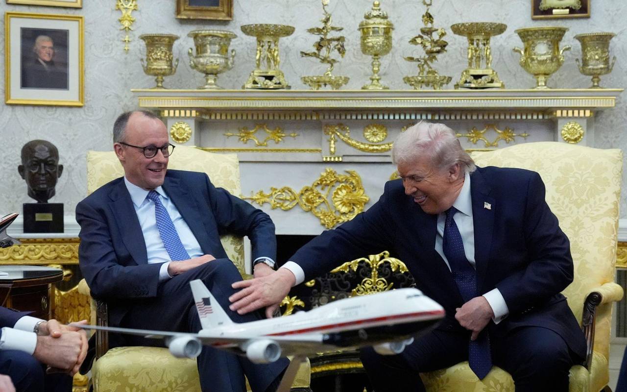 US-Präsident Trump empfängt Bundeskanzler Merz