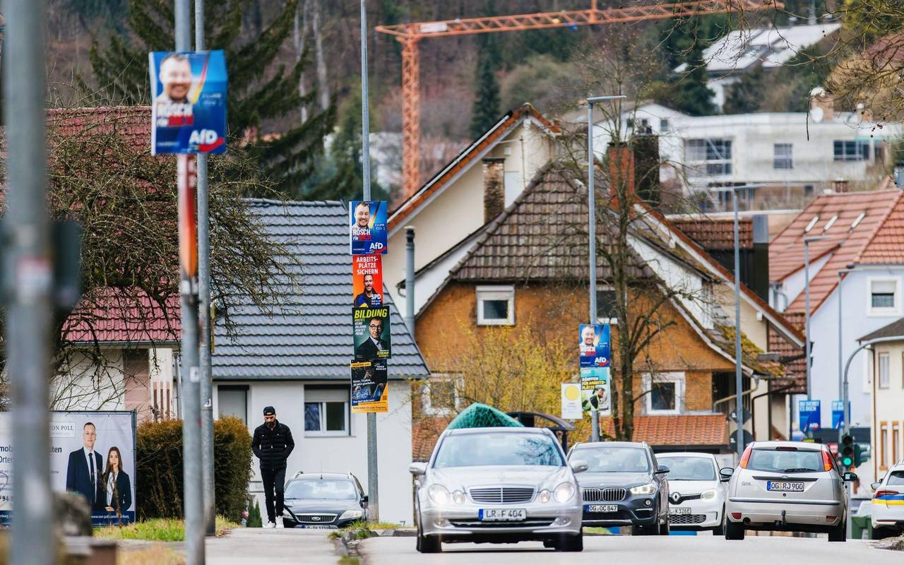 Wahlplakate in Lahr