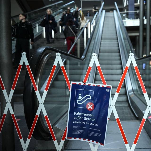 Rolltreppen am Hauptbahnhof