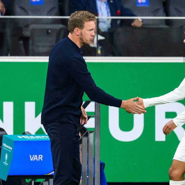 Julian Nagelsmann und Jamal Musiala