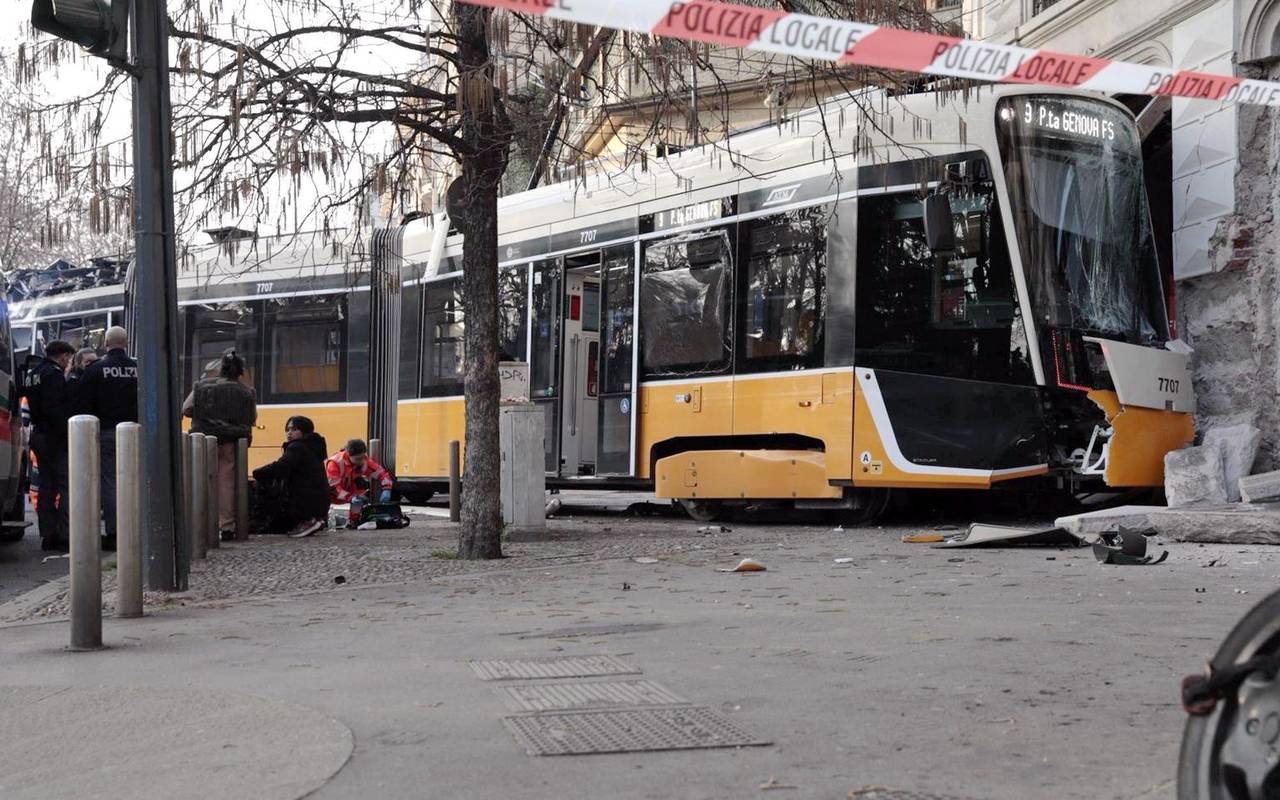 Straßenbahn-Unglück in Mailand