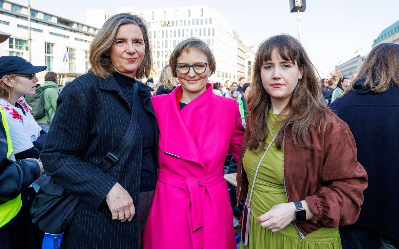 Demonstration gegen sexualisierte digitale Gewalt