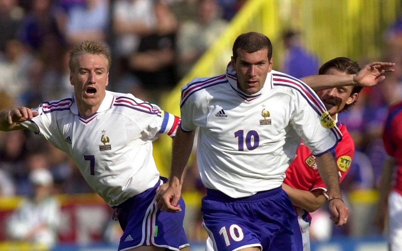 Didier Deschamps und Zinédine Zidane