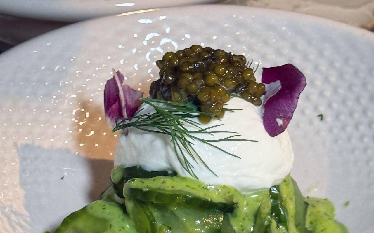 Gurkensalat mit Kaviar im «Clash Kitchens» in Berlin