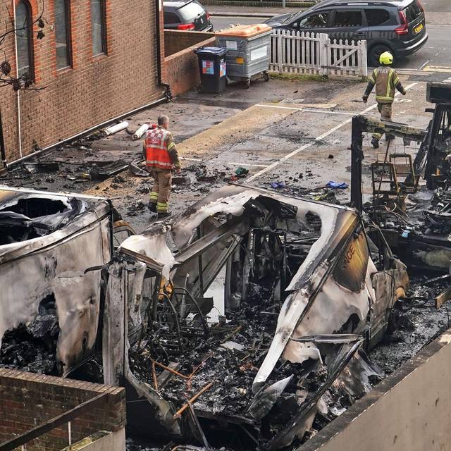 Londoner Polizei ermittelt zu antisemitischem Brandanschlag