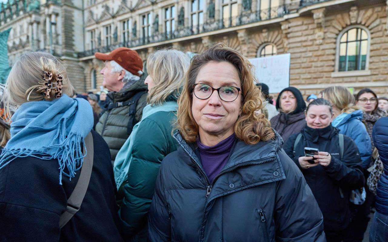 Demonstration gegen sexualisierte Gewalt gegen Frauen