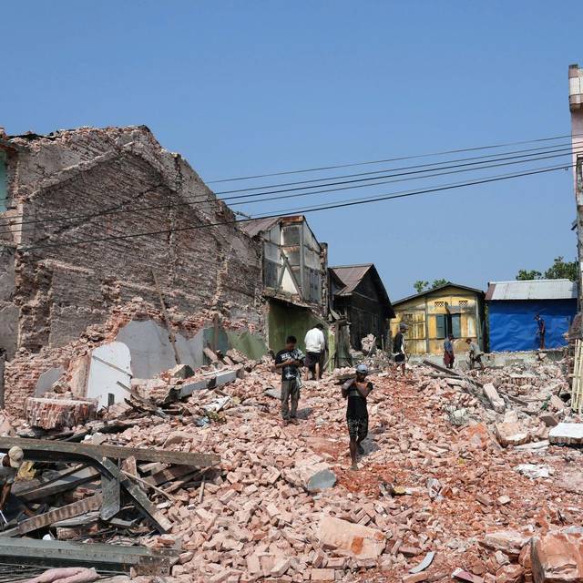Ein Jahr nach Erdbeben in Myanmar