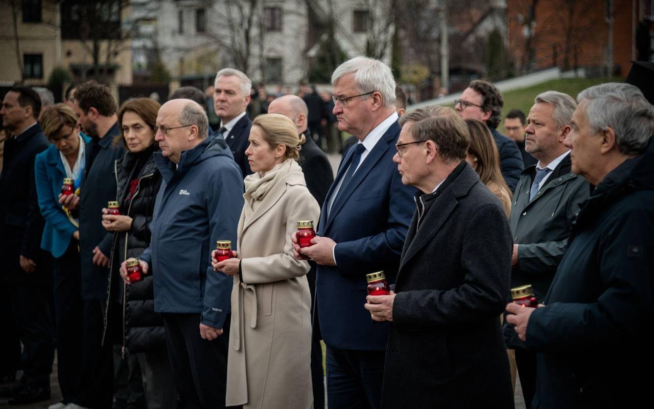 Ukraine-Krieg - Jahrestag der Befreiung von Butscha