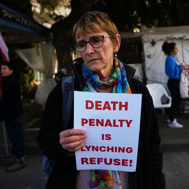 Proteste gegen Israels Beschluss zur Todesstrafe für Terroristen