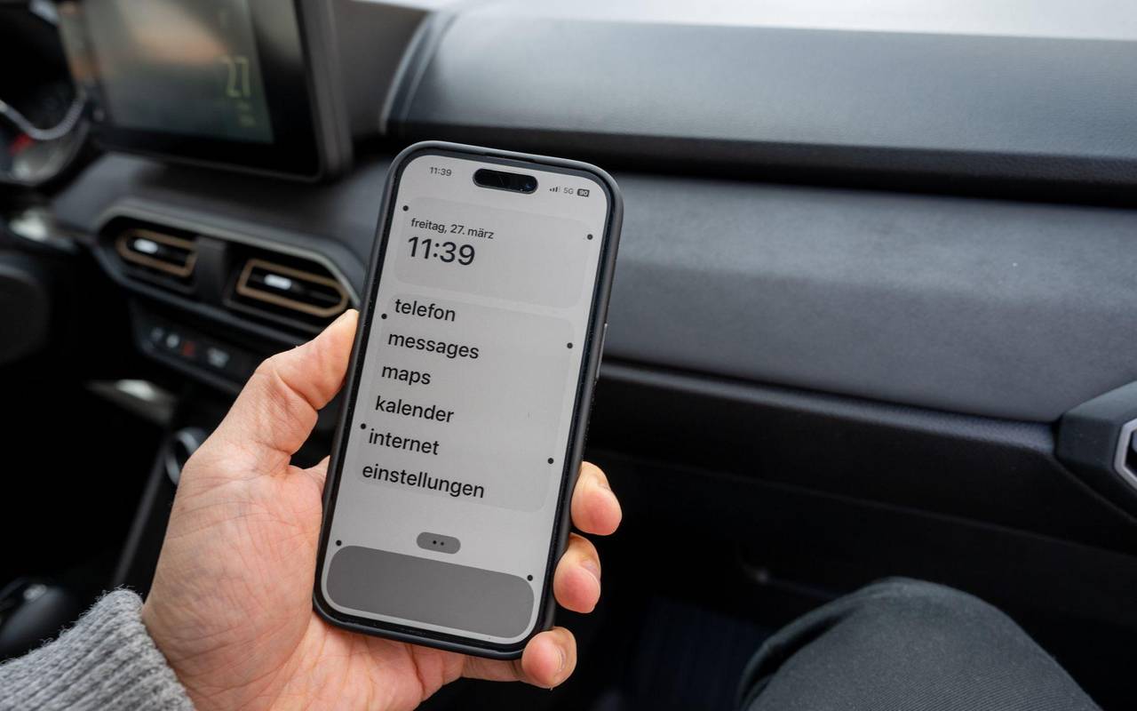 «Vehicle Motion Cues» auf einem iPhone
