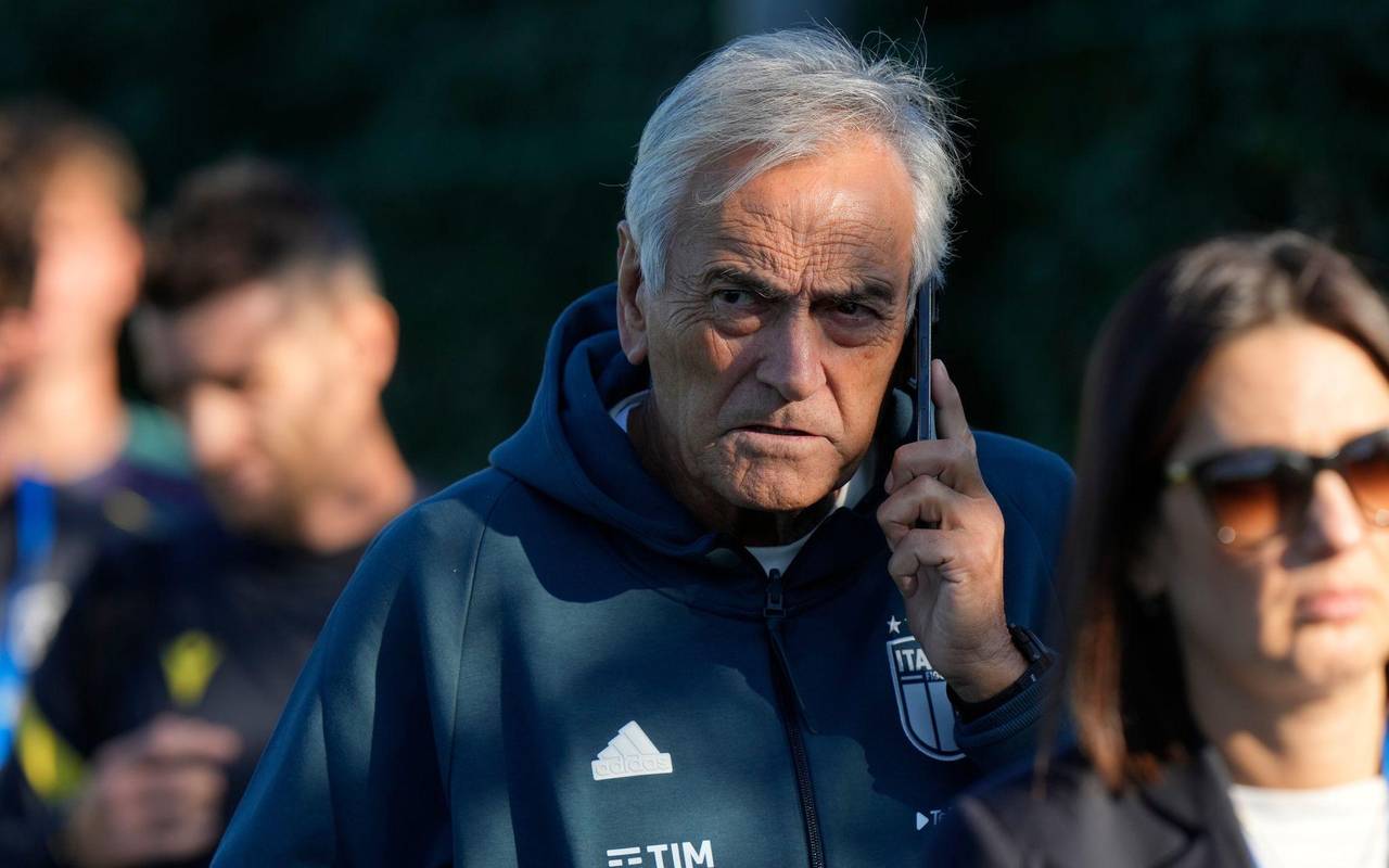 Der Präsident von Italiens Fußballverband, Gabriele Gravina.