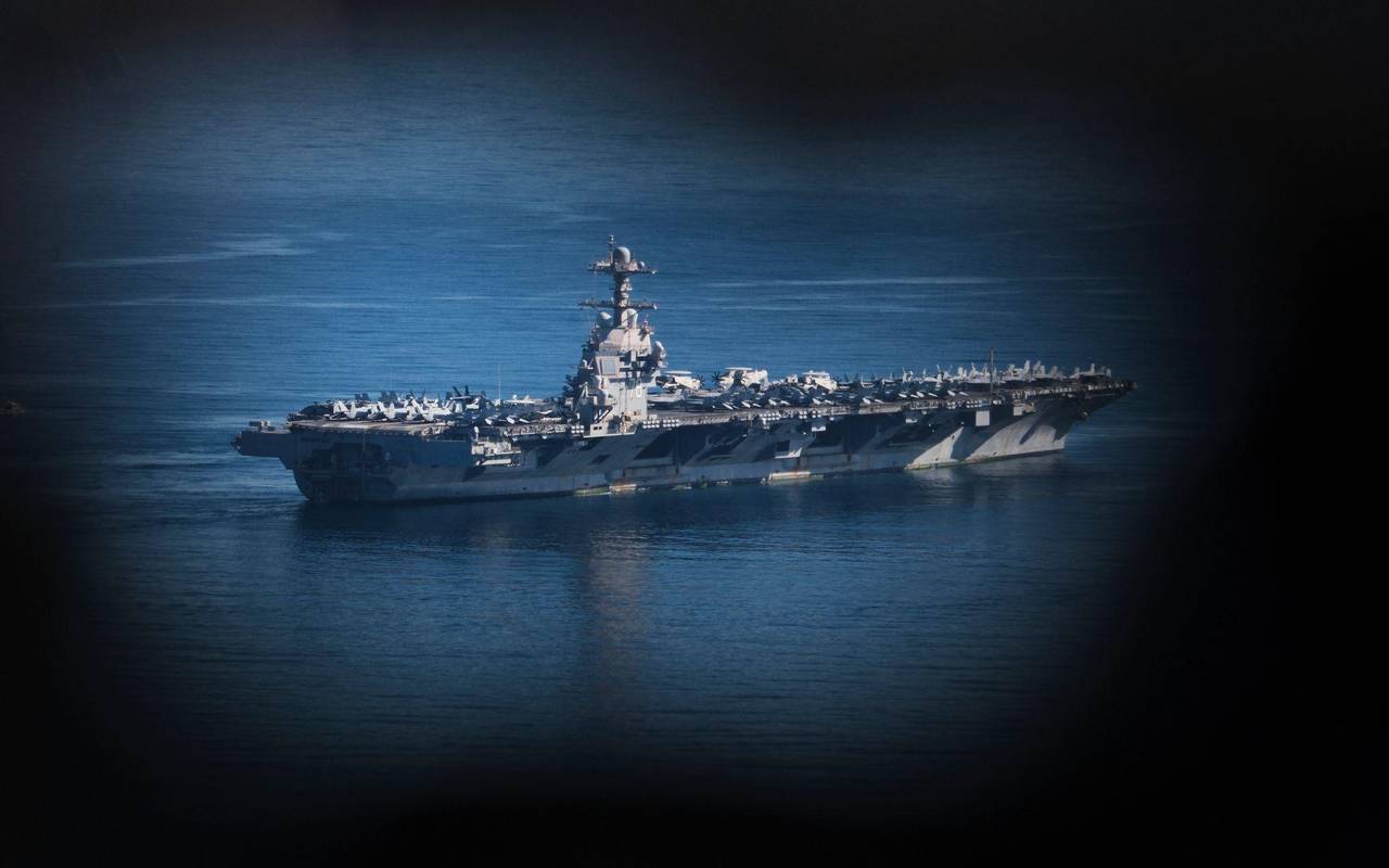 Flugzeugträger USS Gerald R. Ford vor Griechenland