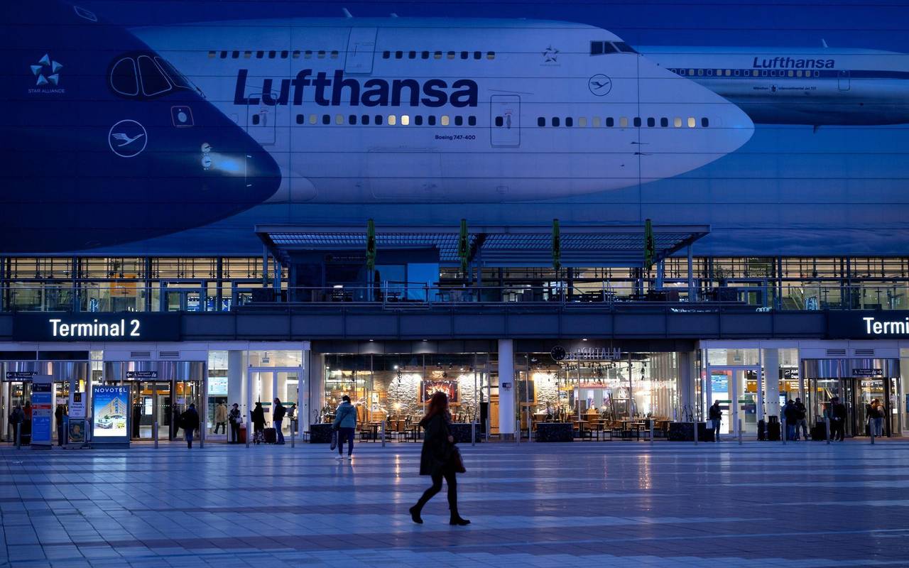 Streik bei der Lufthansa - München