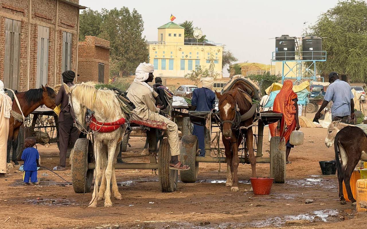 Tschadische Grenzstadt Adré