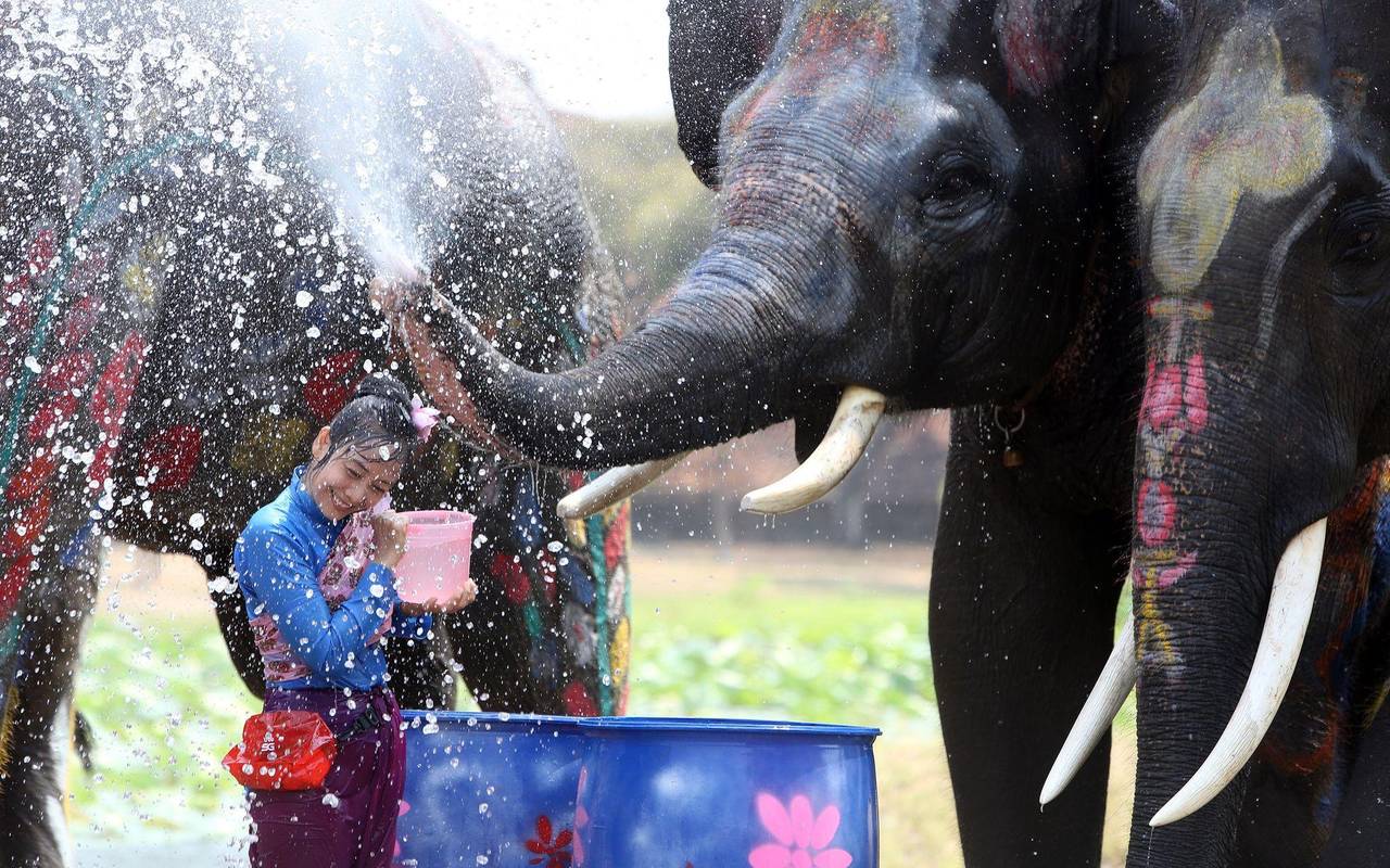 Vor dem Neujahrsfest in Thailand