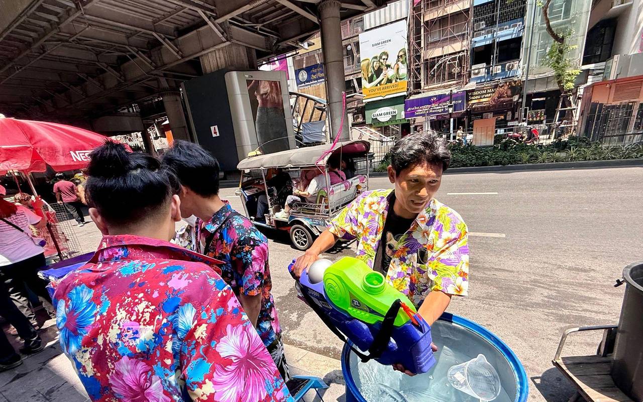Neujahrsfest Songkran in Thailand
