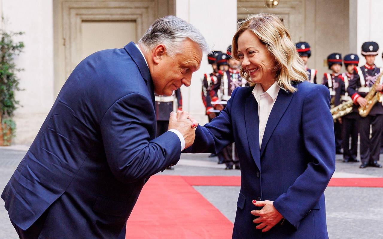 Ungarns Ministerpräsident Orban in Italien