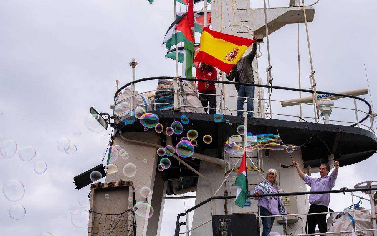 Nahostkonflikt - Gaza-Flotte in Barcelona