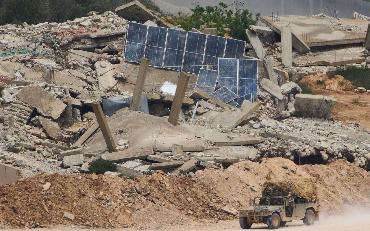 Nahostkonflikt - Grenze Israel-Libanon