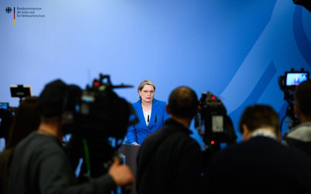 Pressekonferenz von Bundesjustizministerin Hubig