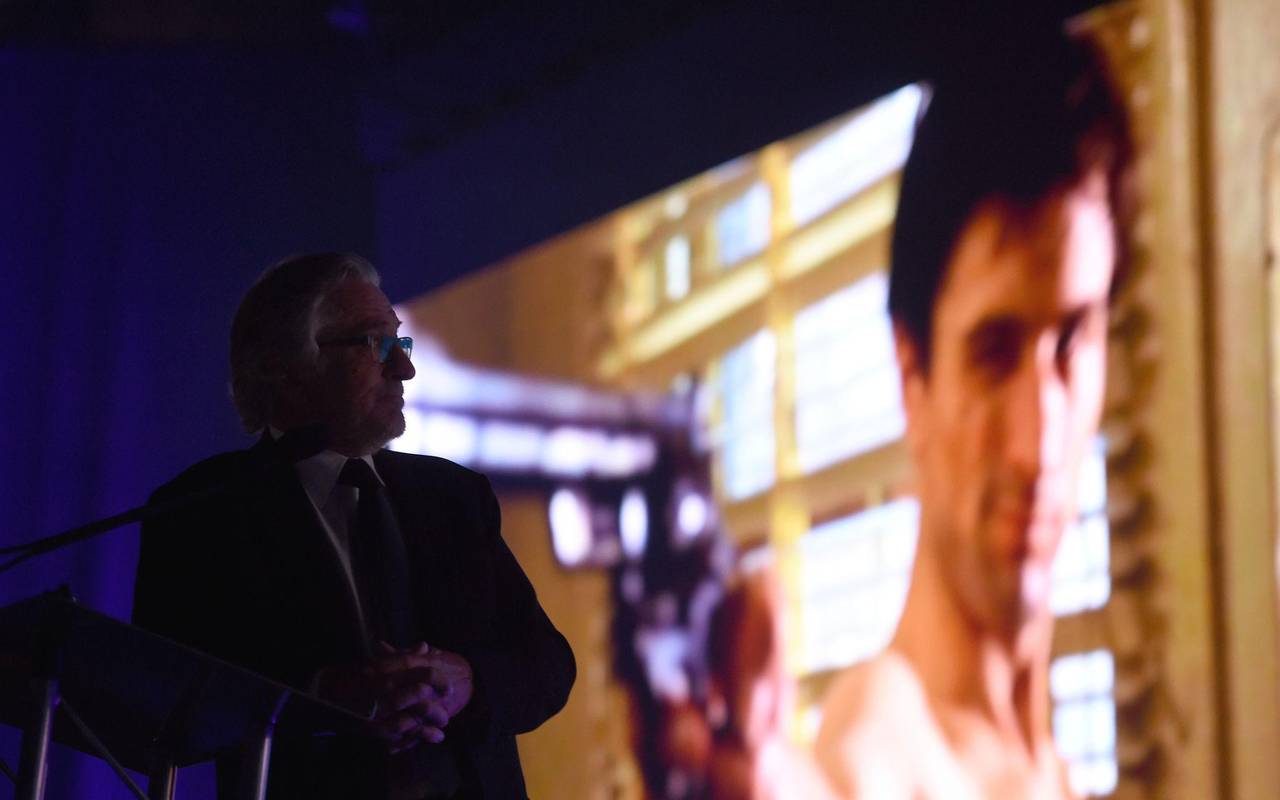 Robert De Niro und eine Szene aus dem Film "Taxi Driver"