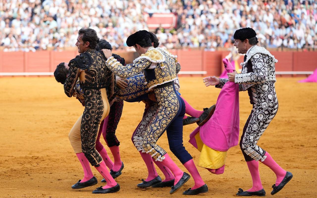 Stierkampf in der Maestranza in Sevilla