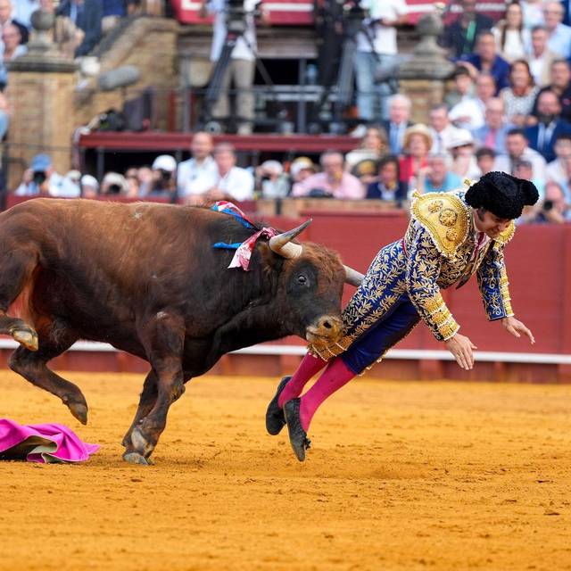 Stierkampf in der Maestranza in Sevilla
