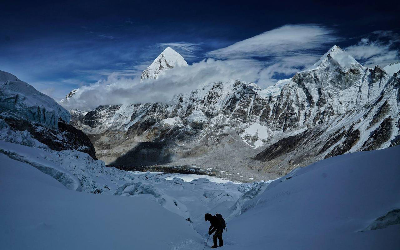 Route auf den Mount Everest blockiert
