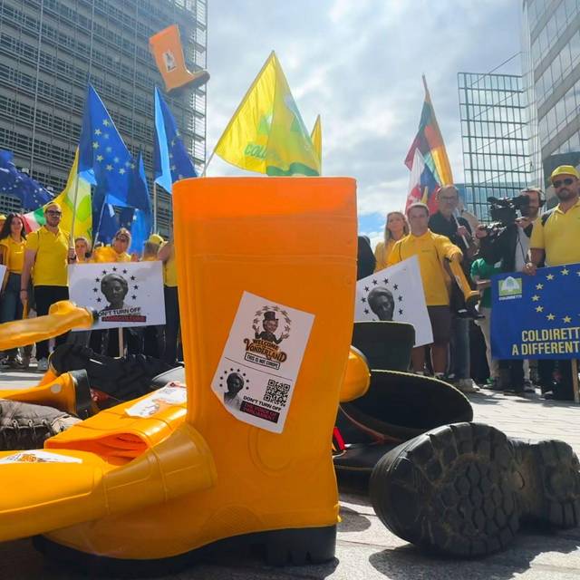 Bauernproteste zum EU-Haushalt