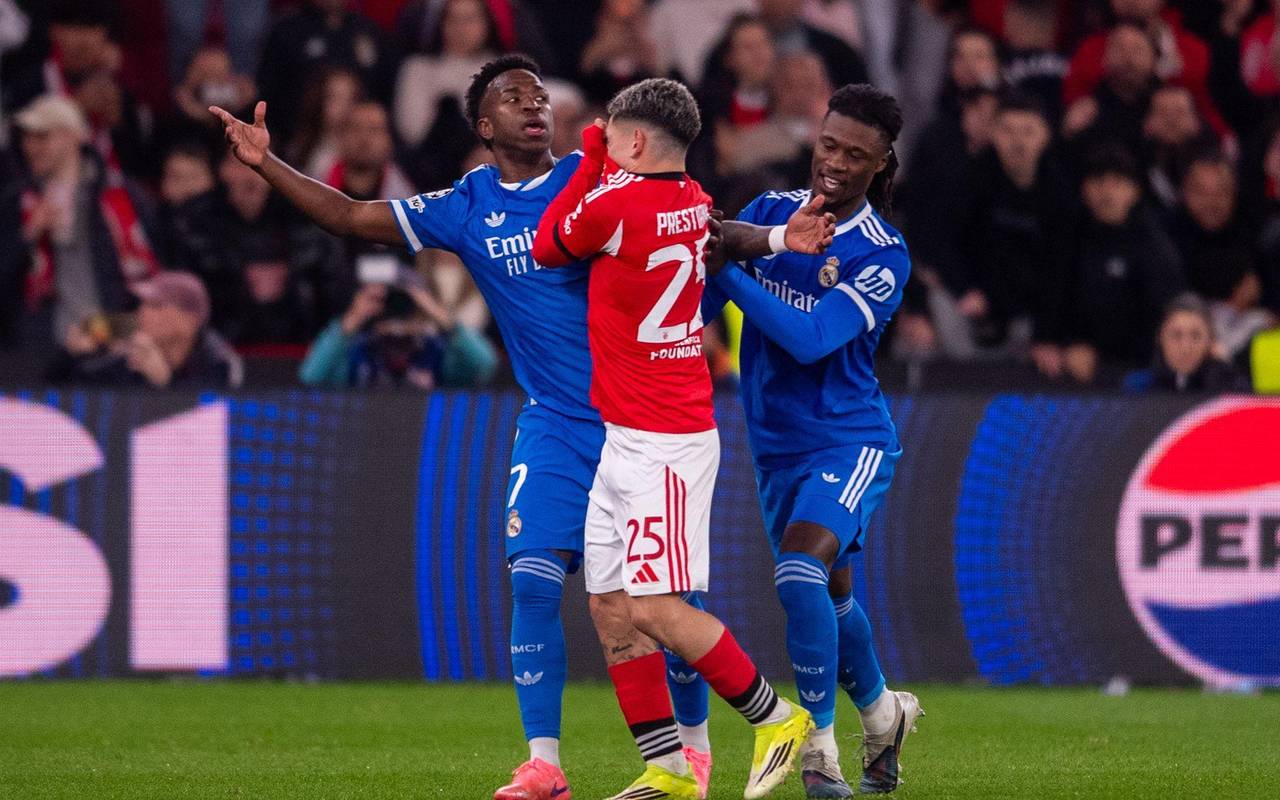 Gianluca Prestianni und Vinicius Junior