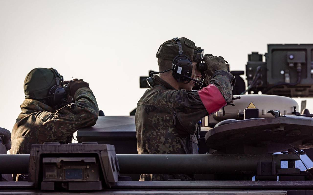 Das Panzergrenadierbataillon 391 übt in der Oberlausitz