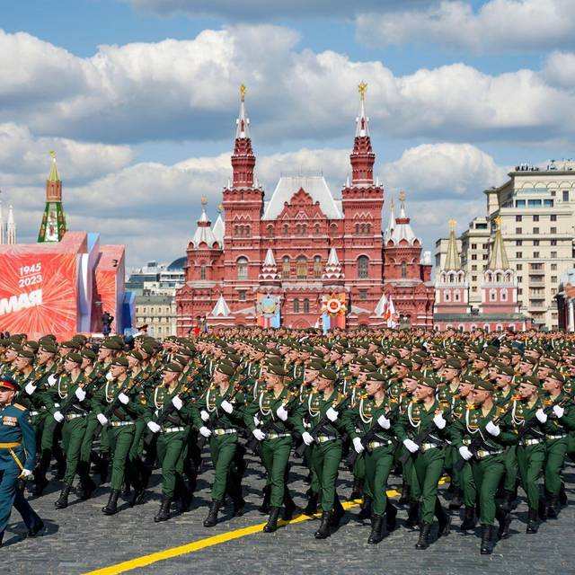 Kriegsende-Gedenken - Russland - Siegesparade am 9. Mai
