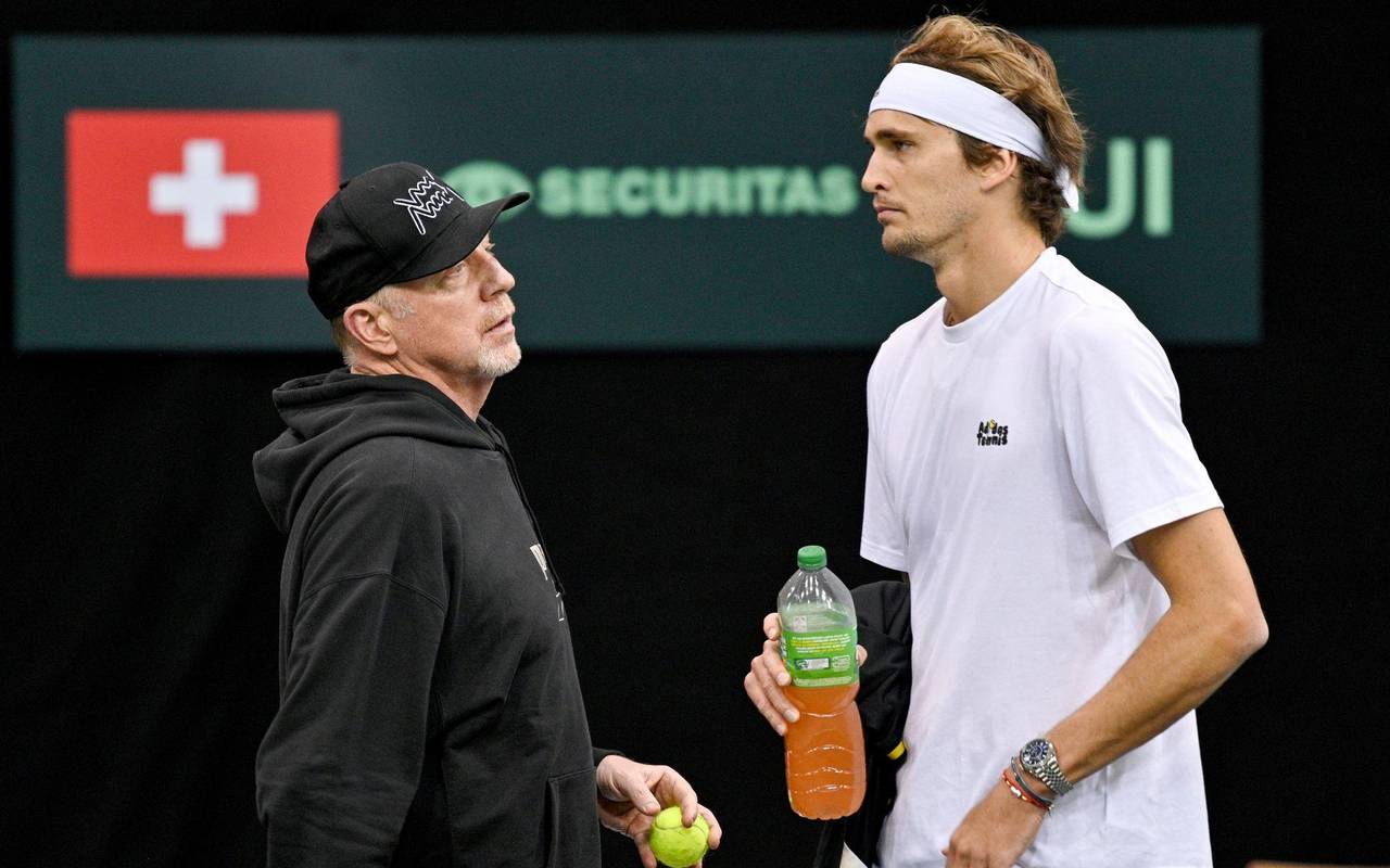 Boris Becker und Alexander Zverev