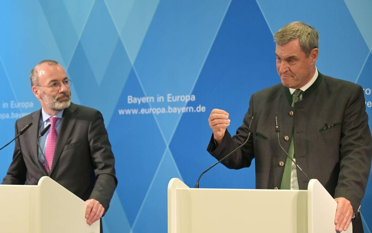 Söder und bayerisches Kabinett in Brüssel