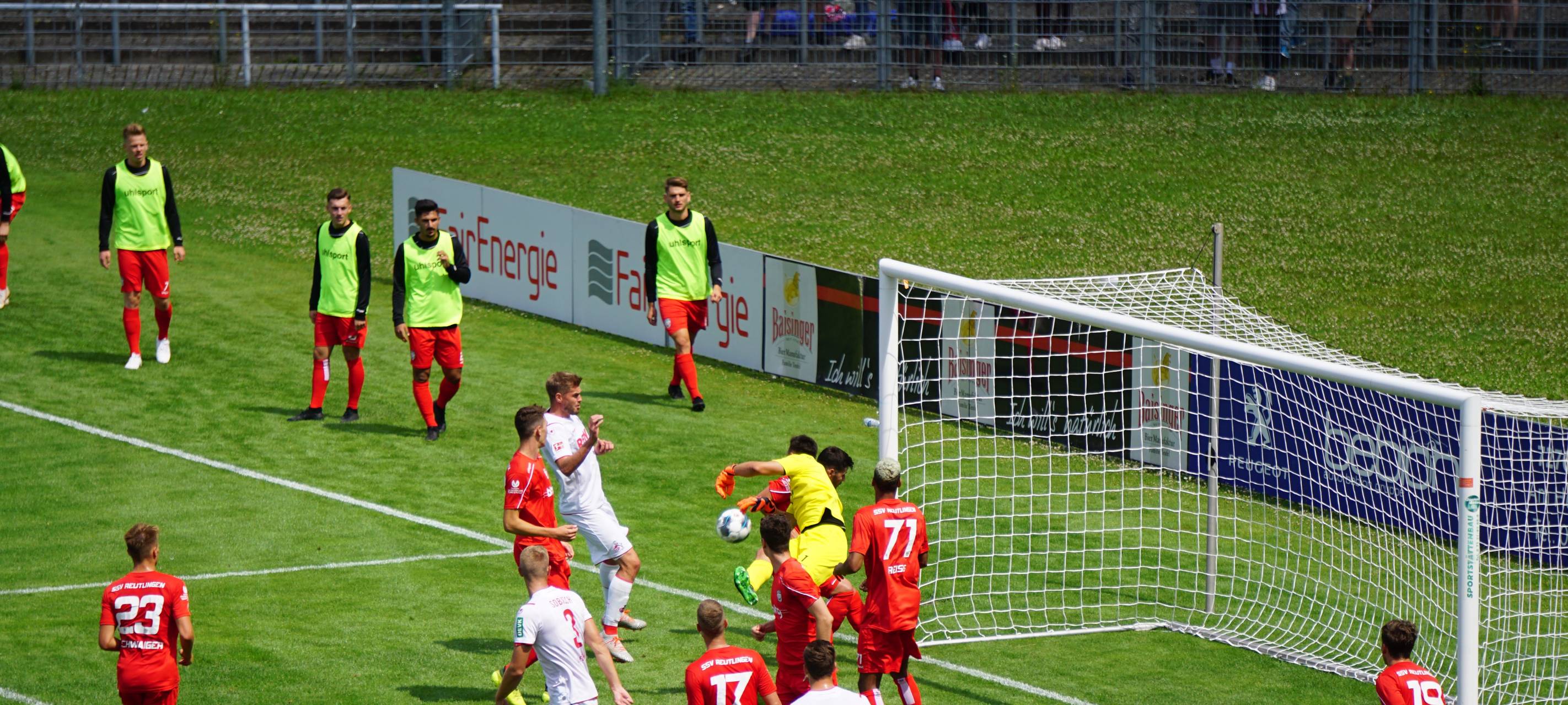 Gute Mannschaftsleistung im Spiel gegen Schalke