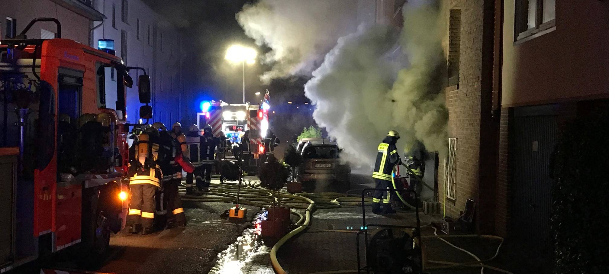 Acht Verletzte – starke Rauchentwicklung