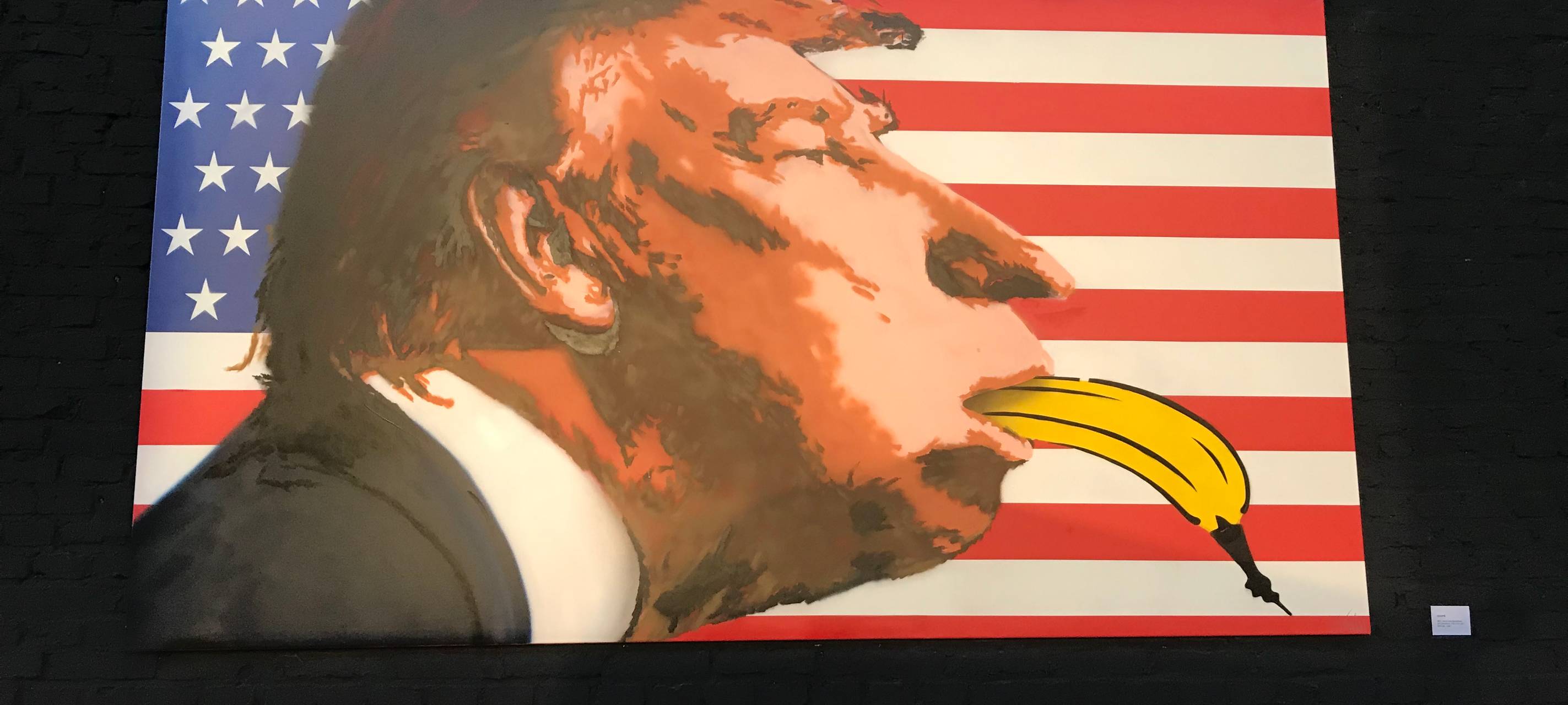 Kunst-Ausstellung: "German Urban Popart" vom Bananen-Sprayer in Köln eröffnet