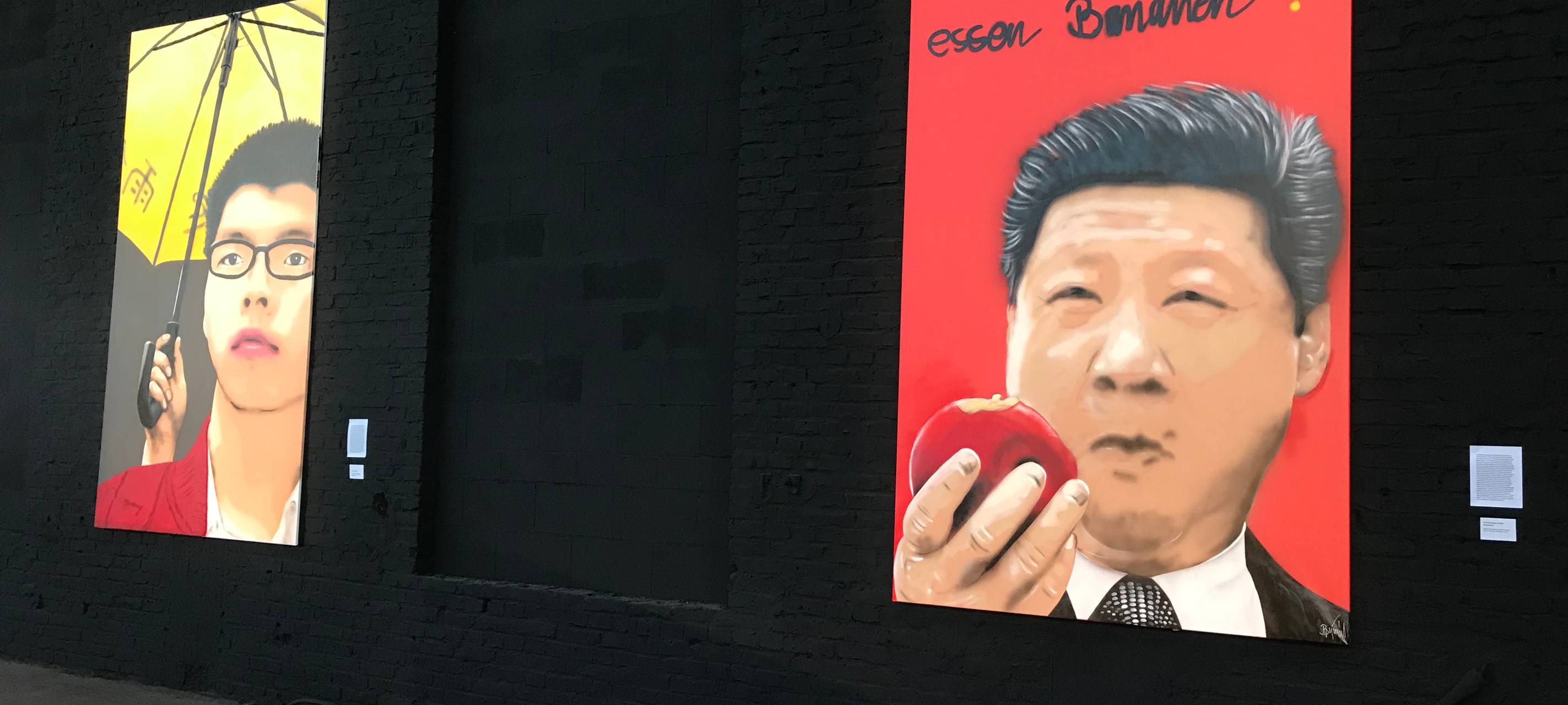 Kunst-Ausstellung: "German Urban Popart" vom Bananen-Sprayer in Köln eröffnet