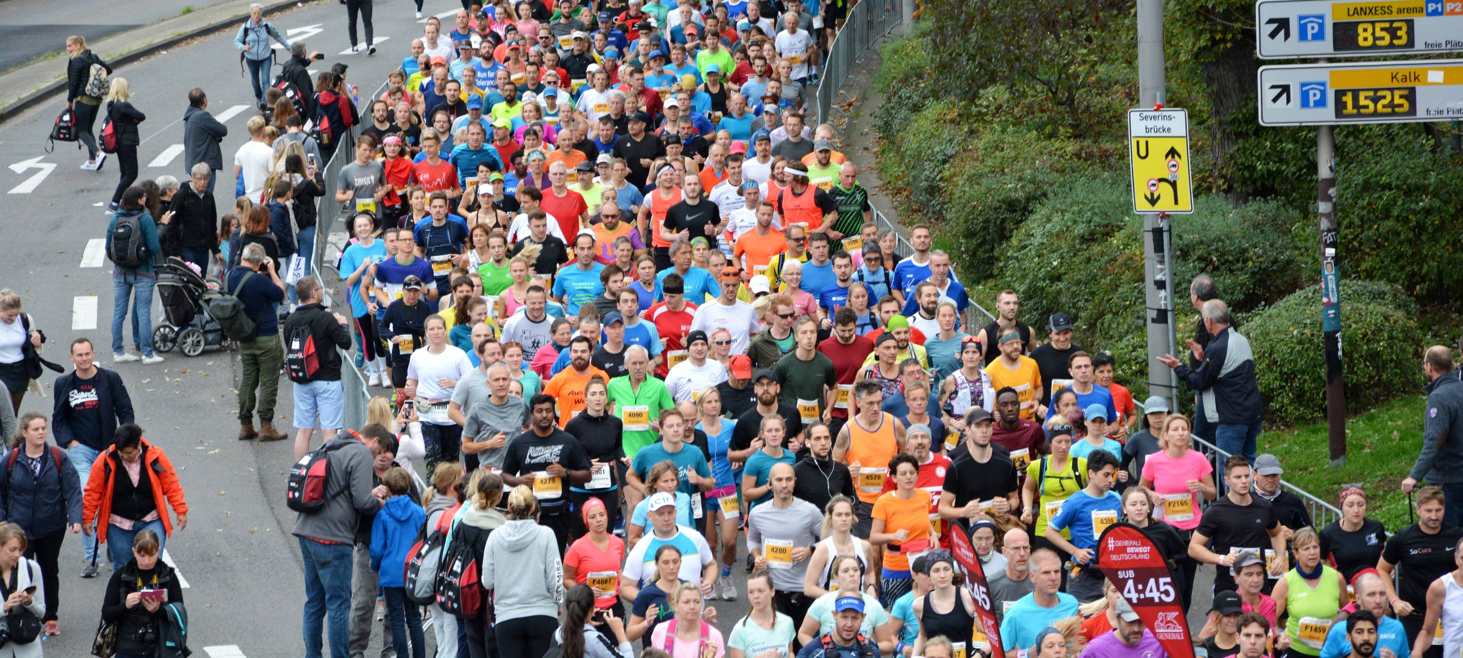 Deutlich weniger Müll beim Köln Marathon